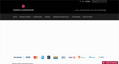 Desktop Screenshot of nonisiluminacion.com.ar